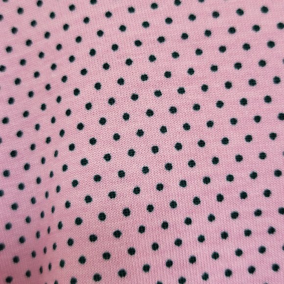 NWT LuLaRoe Gigi Top 3XL - Pink and Hunter Green Tiny Polka Dots - Picture 4 of 7